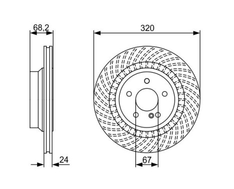 Brake Disc BD1498 Bosch