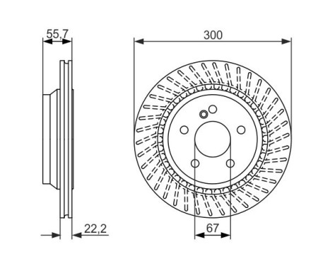 Brake Disc BD1499 Bosch, Image 5