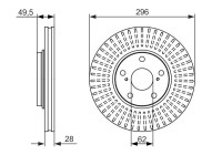 Brake Disc BD1506 Bosch