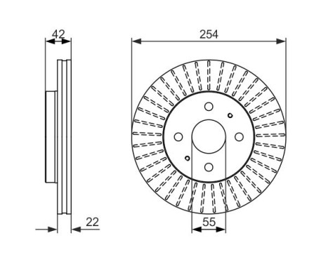 Brake Disc BD1522 Bosch, Image 5