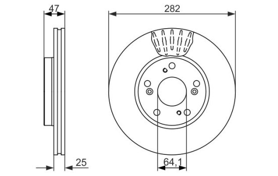 Brake Disc BD1523 Bosch