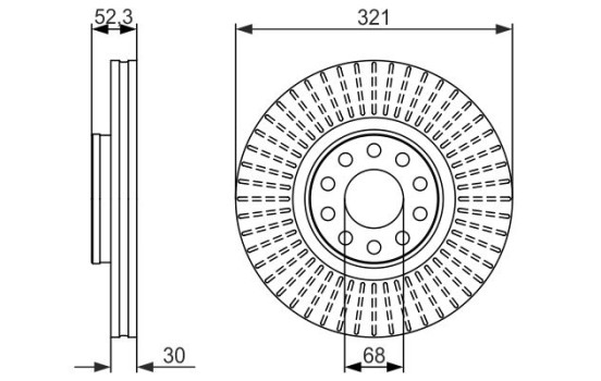 Brake Disc BD1526 Bosch