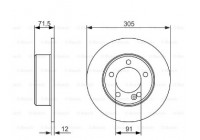 Brake Disc BD1546 Bosch