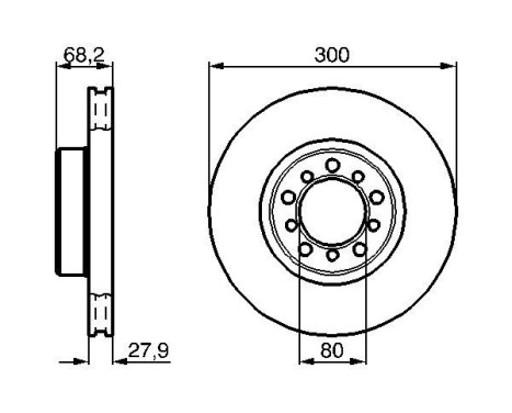 Brake Disc BD157 Bosch, Image 5