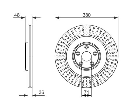 Brake Disc BD1585 Bosch