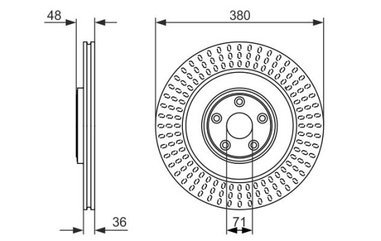 Brake Disc BD1585 Bosch