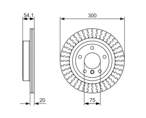 Brake Disc BD1605 Bosch