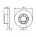 Brake Disc BD161 Bosch, Thumbnail 5