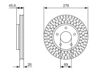 Brake Disc BD1613 Bosch