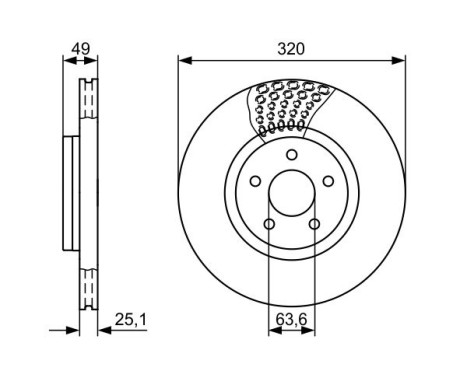 Brake Disc BD1677 Bosch, Image 5