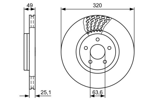 Brake Disc BD1677 Bosch, Image 5