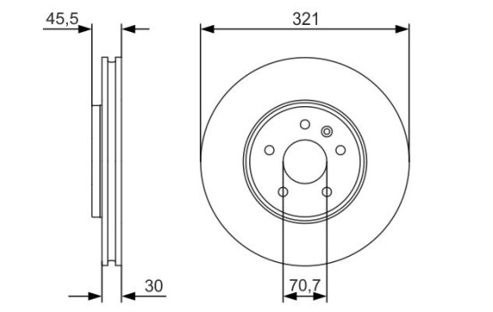 Brake Disc BD1679 Bosch, Image 5
