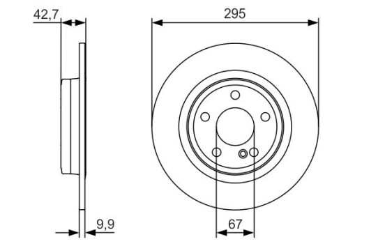 Brake Disc BD1691 Bosch, Image 5