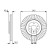 Brake Disc BD1711 Bosch