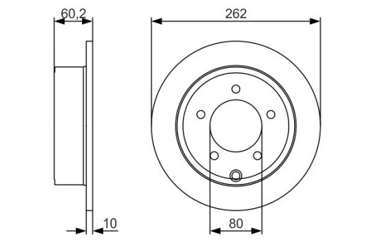 Brake Disc BD1726 Bosch, Image 5