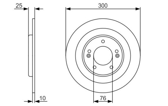 Brake Disc BD1733 Bosch, Image 5