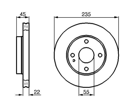 Brake Disc BD174 Bosch, Image 5