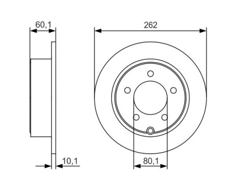 Brake Disc BD1740 Bosch, Image 5