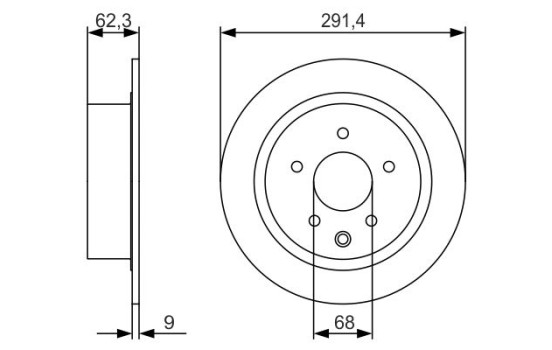 Brake disc BD1749 Bosch, Image 5