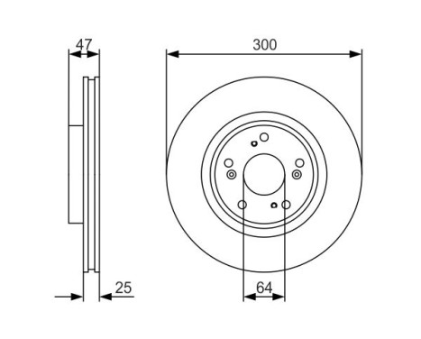 Brake Disc BD1759 Bosch, Image 5