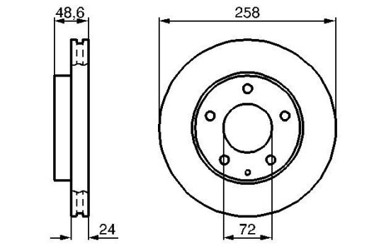 Brake Disc BD179 Bosch, Image 5