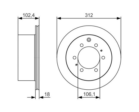 Brake Disc BD1792 Bosch