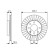 Brake disc BD1796 Bosch