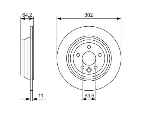 Brake Disc BD2020 Bosch, Image 5