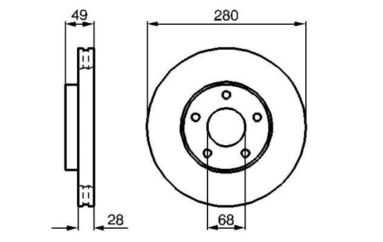 Brake Disc BD2062 Bosch, Image 5