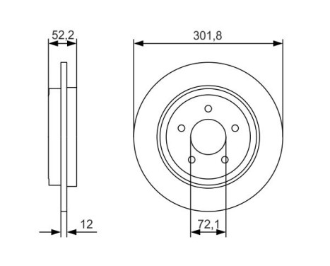 Brake Disc BD2125 Bosch