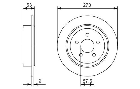 Brake Disc BD2139 Bosch