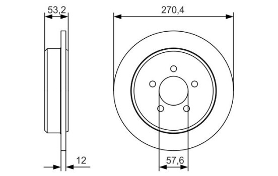 Brake Disc BD2140 Bosch