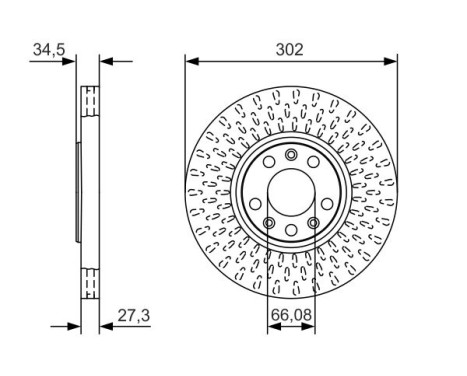 Brake Disc BD2148 Bosch, Image 5