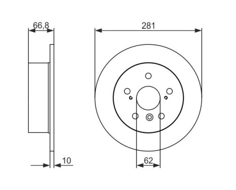 Brake disc BD2160 Bosch, Image 5