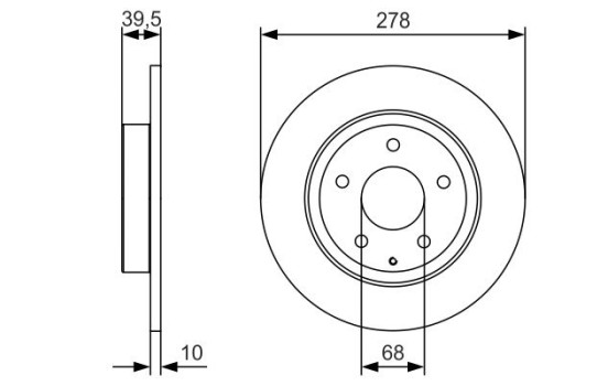 Brake Disc BD2161 Bosch, Image 5