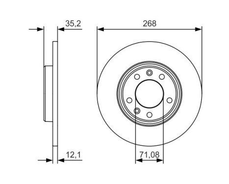 Brake Disc BD2163 Bosch, Image 5
