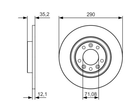 Brake Disc BD2164 Bosch, Image 5