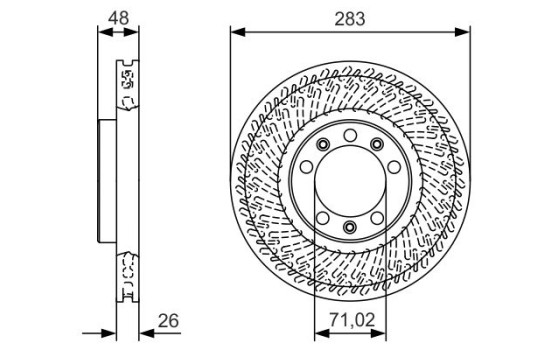 Brake Disc BD2172 Bosch, Image 5