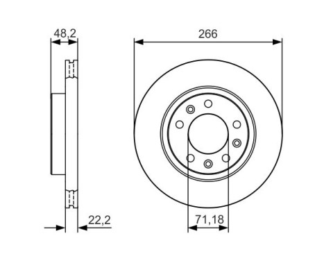 Brake Disc BD2173 Bosch, Image 5