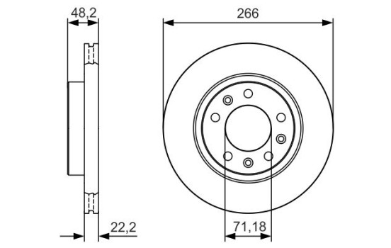 Brake Disc BD2173 Bosch, Image 5
