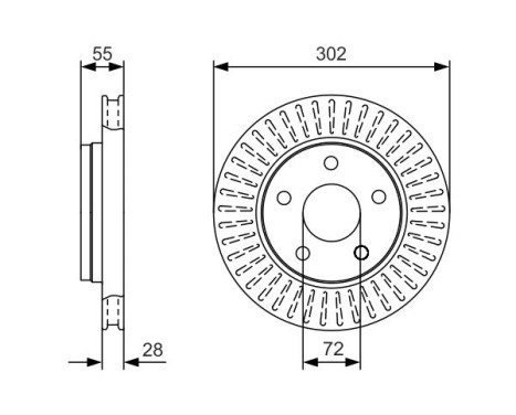 Brake Disc BD2177 Bosch, Image 5