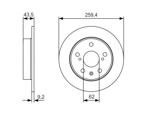 Brake Disc BD2183 Bosch