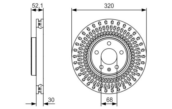 Brake Disc BD2188 Bosch, Image 5