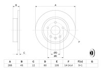 Brake Disc BD2196 Bosch