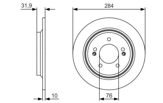 Brake Disc BD2235 Bosch