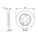 Brake Disc BD2254 Bosch