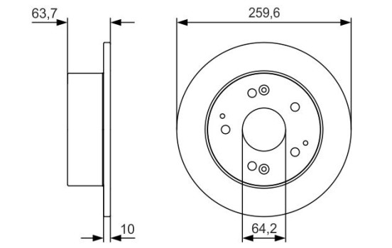 Brake Disc BD2275 Bosch