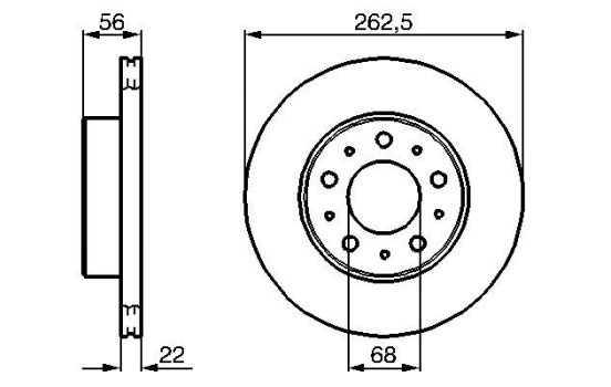 Brake Disc BD228 Bosch