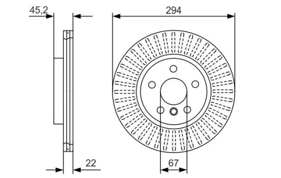 Brake Disc BD2412 Bosch, Image 5