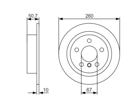 Brake Disc BD2417 Bosch, Image 5